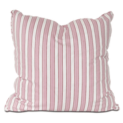 Pillow: No. 12 Pink & White Stripe - Dixie & Grace