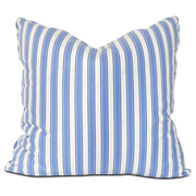 Pillow: No. 13 Corn Flower Blue Stripe - Dixie & Grace