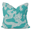 Pillow: No. 22 Turquoise Dragon - Dixie & Grace