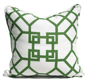 Pillow: No. 5 Green Lattice - Dixie & Grace