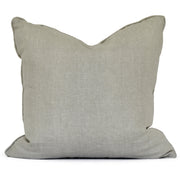 throw pillow in natural linen