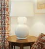 Vaughan Designs Table Lamp: Aswan Ceramic - Dixie & Grace