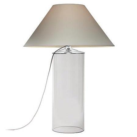 Table Lamp: Glass Cylinder